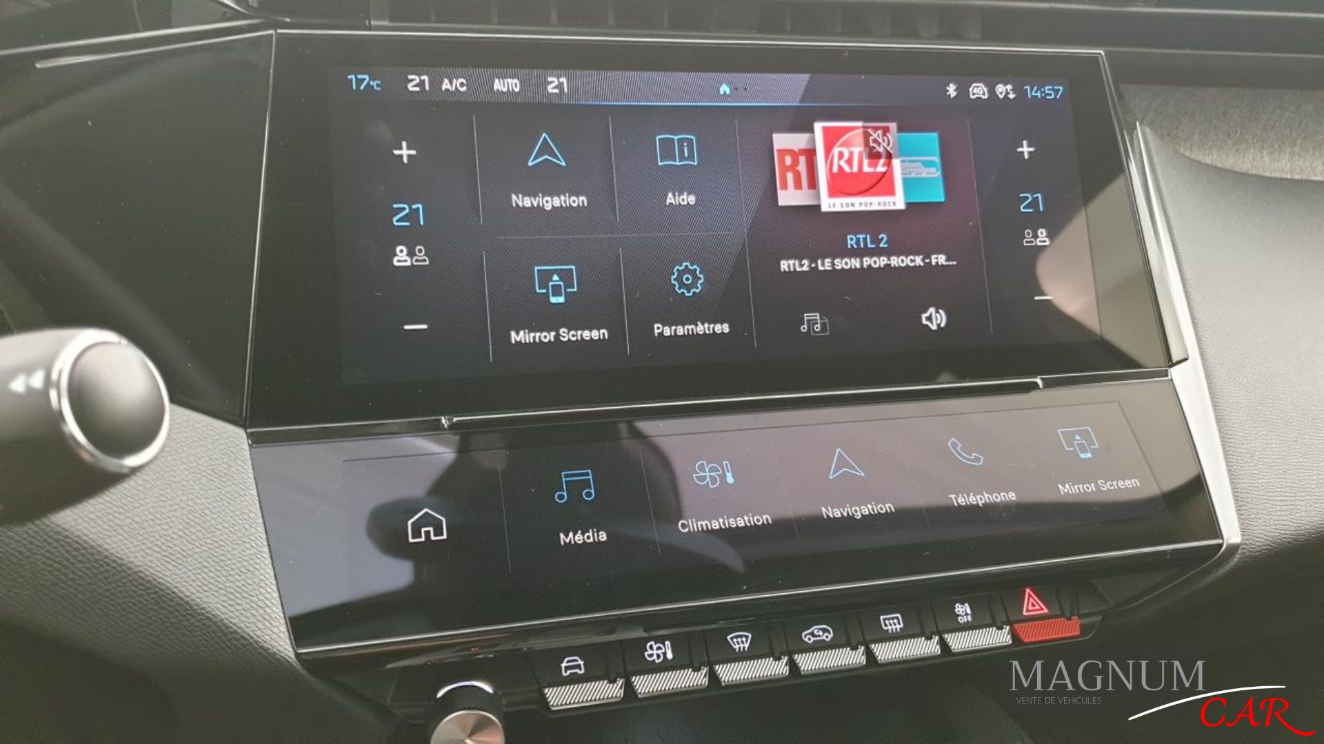 Ecran tactile 10" Peugeot