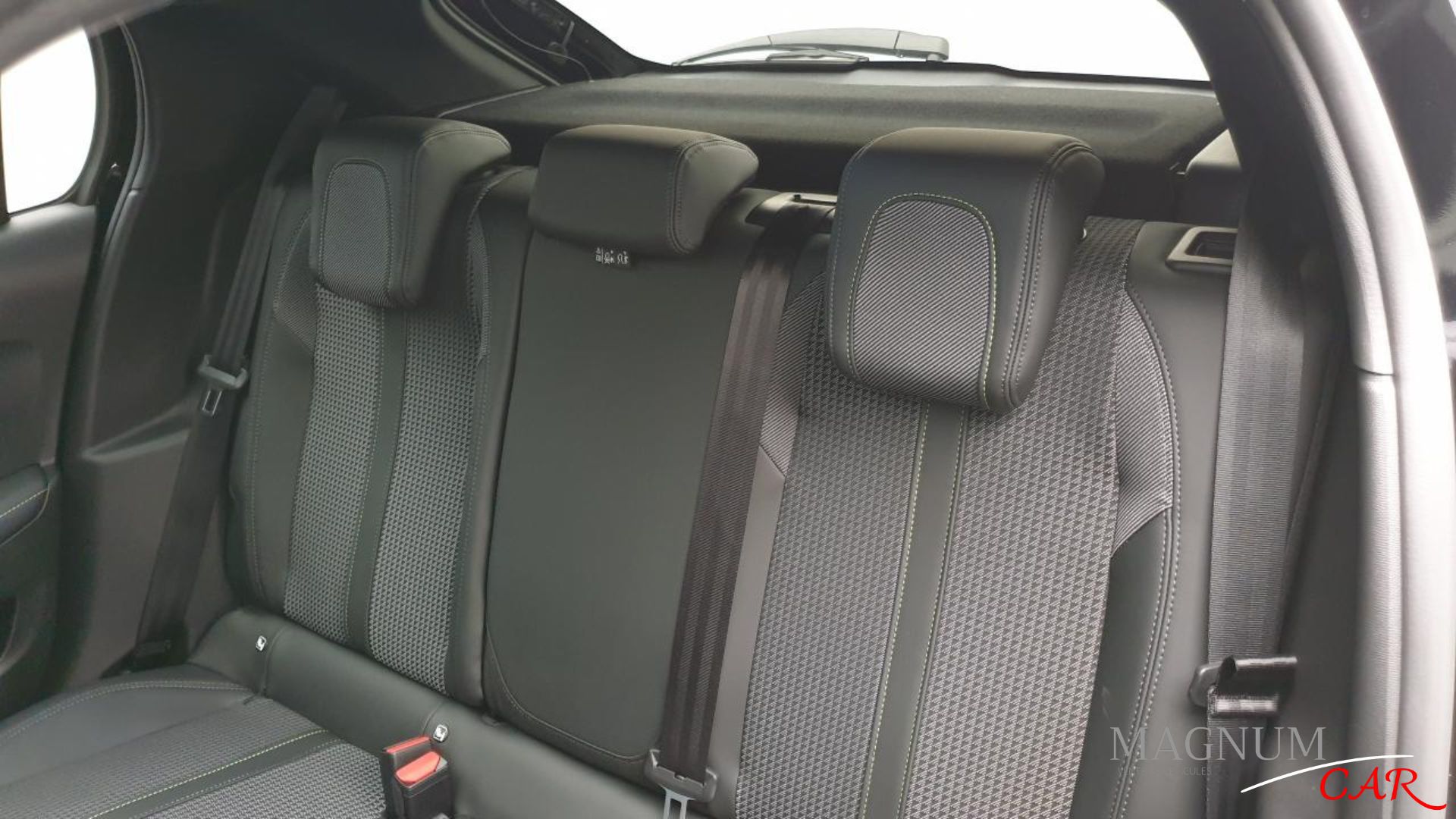 PEUGEOT 208 Sellerie arrière Tissu surpiqûres Vert Adamite