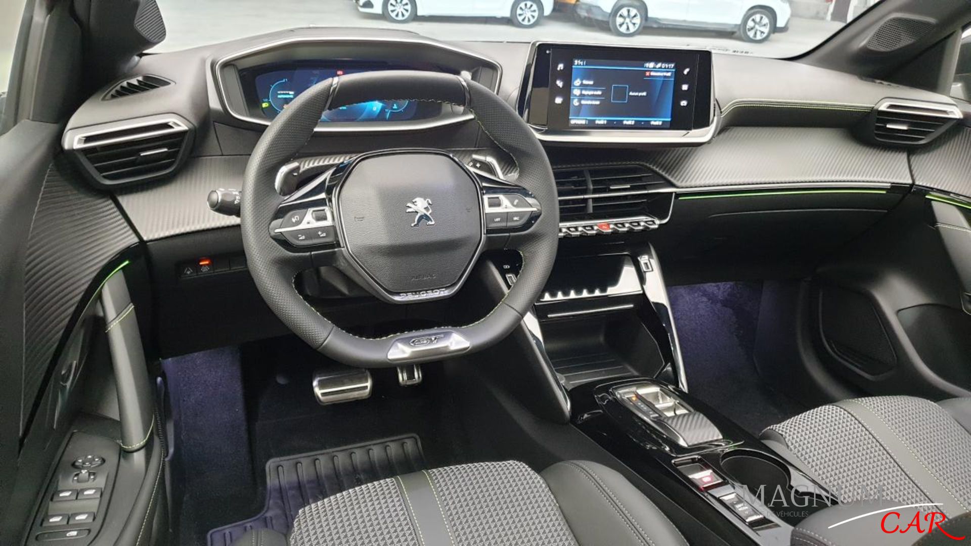 peugeot Volant Cuir perforé GT