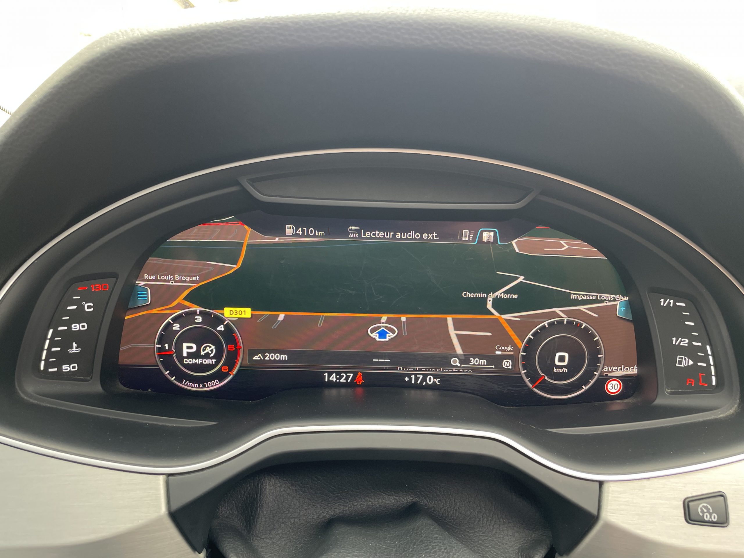 AUDI Q7 virtual cockpit